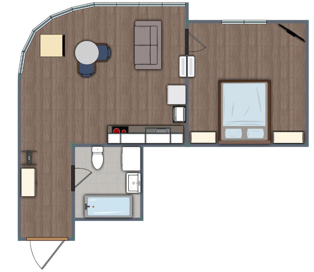 Gagarin Plaza Design Apartment Oldenburg Bagian luar foto